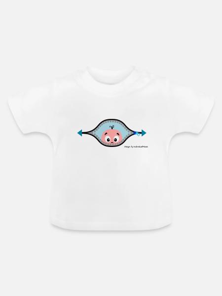 BabyBoy - Baby Bio-T-Shirt mit Rundhals - Weiß