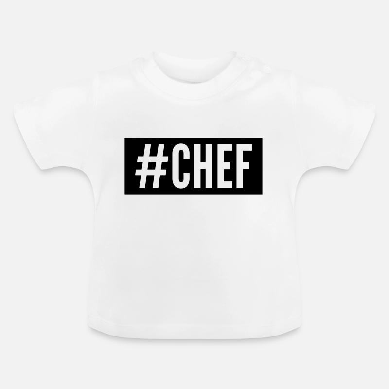 chef - T-shirt bio col rond Bébé - blanc