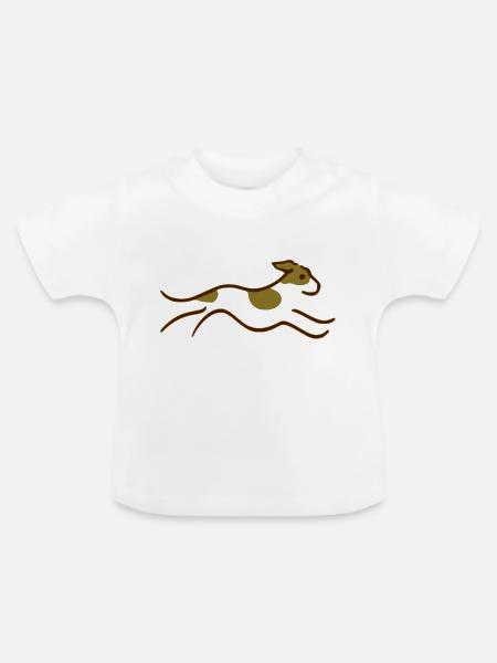 Kromfohrländer - Baby Bio-T-Shirt mit Rundhals - Weiß