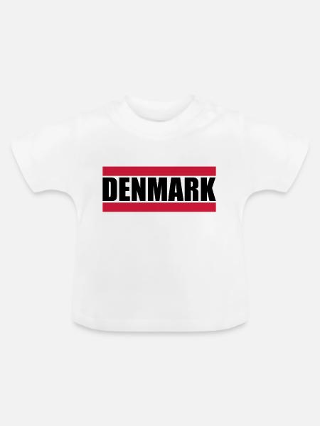 Denmark Design - Baby Bio-T-Shirt mit Rundhals - Weiß