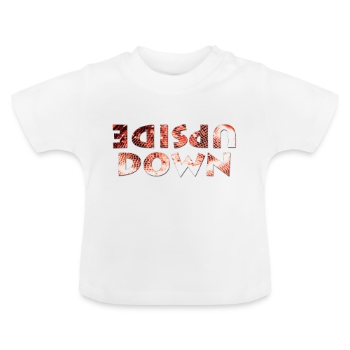 RM - Upside Down 2 - Baby Organic T-Shirt with Round Neck