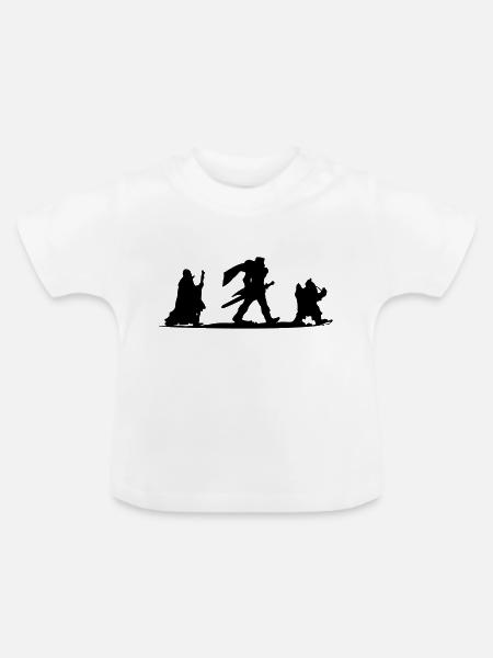 Wizard - Baby Bio-T-Shirt mit Rundhals - Weiß