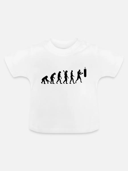 Boxing Fighting Muay Thai - Baby Bio-T-Shirt mit Rundhals - Weiß