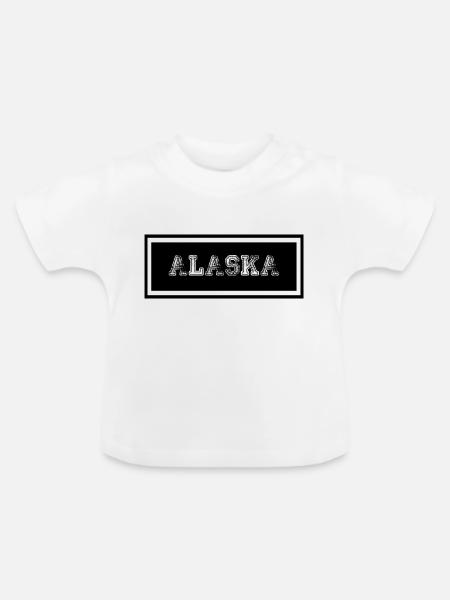 Alaska - Baby Bio-T-Shirt mit Rundhals - Weiß