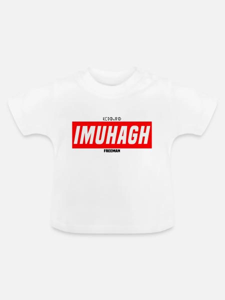 IMUHAGH - Baby Bio-T-Shirt mit Rundhals - Weiß