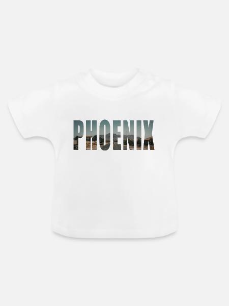 phoenix - Baby Bio-T-Shirt mit Rundhals - Weiß