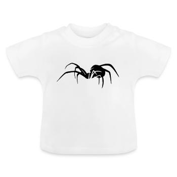 Spinne - Baby Bio-T-Shirt mit Rundhals - Weiß - Vorne