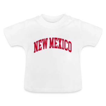 Nouveau-Mexique - T-shirt bio col rond Bébé - blanc - Devant