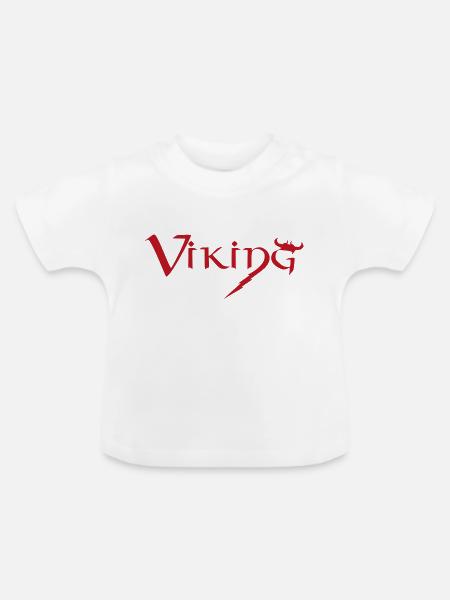 VIKING - Baby Bio-T-Shirt mit Rundhals - Weiß