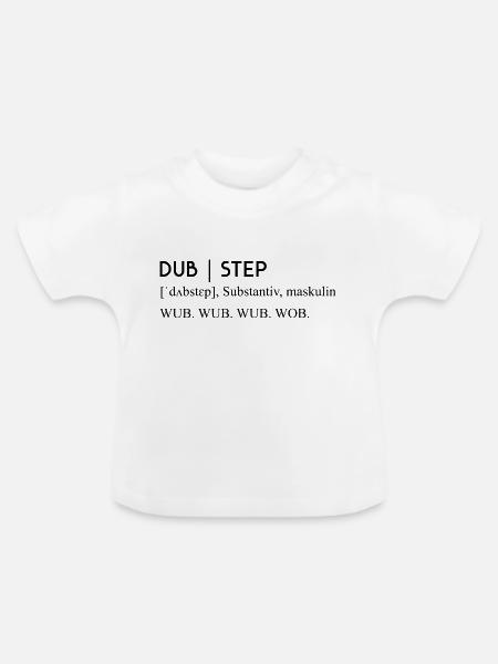 Music Definition Genre Dubstep - Baby Bio-T-Shirt mit Rundhals - Weiß