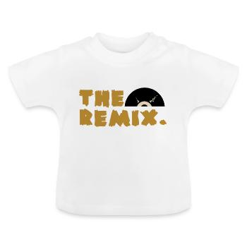 The Remix - Baby Bio-T-Shirt mit Rundhals - Weiß - Vorne