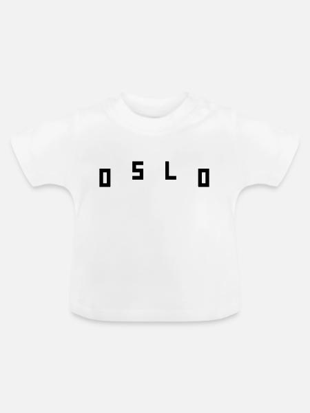 Oslo - Baby Bio-T-Shirt mit Rundhals - Weiß