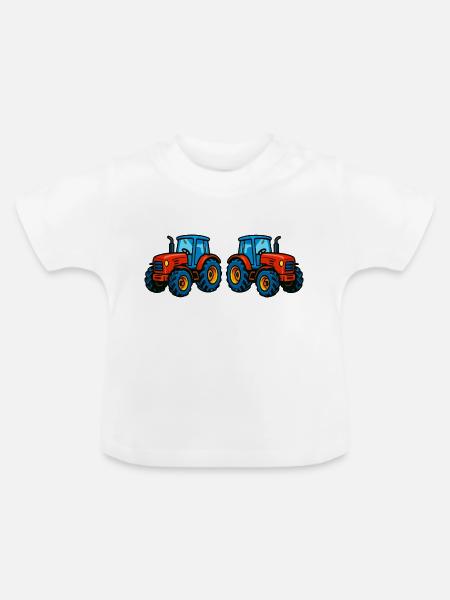 trekker 2 - Baby Bio-T-Shirt mit Rundhals - Weiß