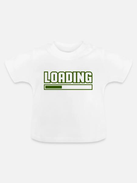 loading - Baby Bio-T-Shirt mit Rundhals - Weiß