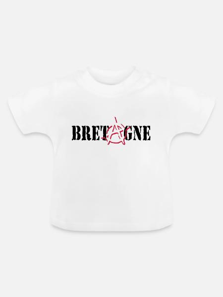 Anarchy Britannien - Baby Bio-T-Shirt mit Rundhals - Weiß