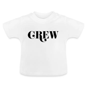 Crew - Baby Bio-T-Shirt mit Rundhals - Weiß - Vorne