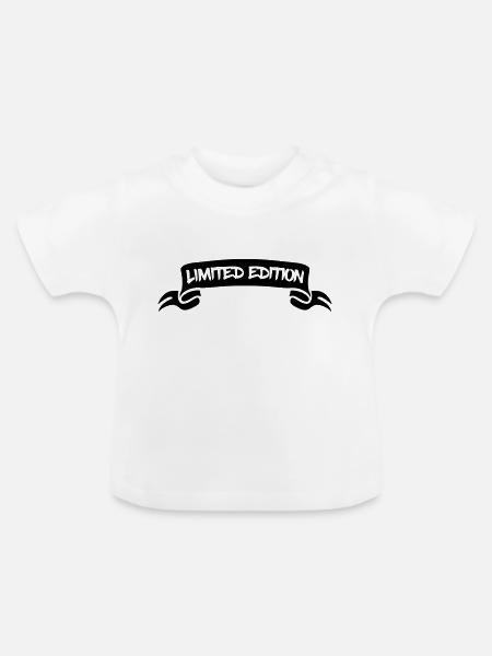 limited edition - Baby Bio-T-Shirt mit Rundhals - Weiß