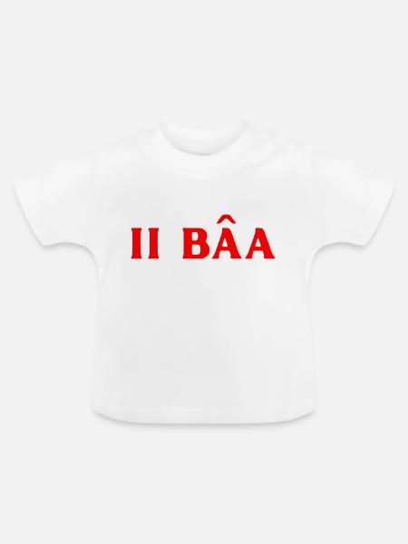 thai sprache - Baby Bio-T-Shirt mit Rundhals - Weiß