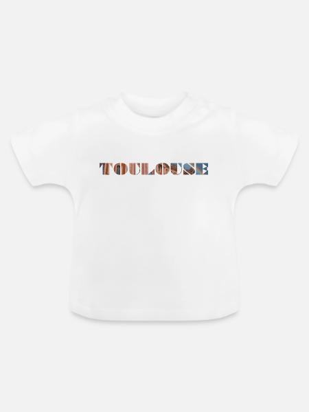 TOULOUSE CAPITOLE - Baby Bio-T-Shirt mit Rundhals - Weiß