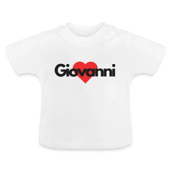 Giovanni - Baby Bio-T-Shirt mit Rundhals - Weiß - Vorne