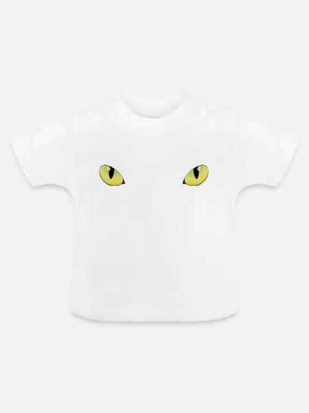 Panther inside - Baby Bio-T-Shirt mit Rundhals - Weiß