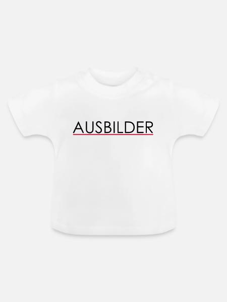 ausbilder - Baby Bio-T-Shirt mit Rundhals - Weiß