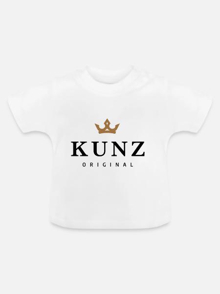 Kunz - Baby Bio-T-Shirt mit Rundhals - Weiß