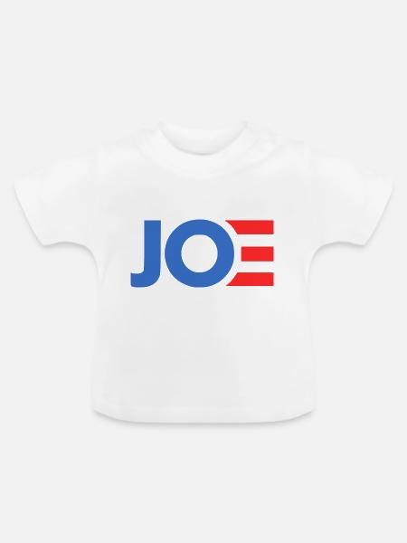 Joe biden - Baby Bio-T-Shirt mit Rundhals - Weiß