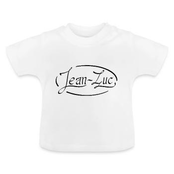 Jean Luc - Baby Organic T-Shirt with Round Neck - white - Front