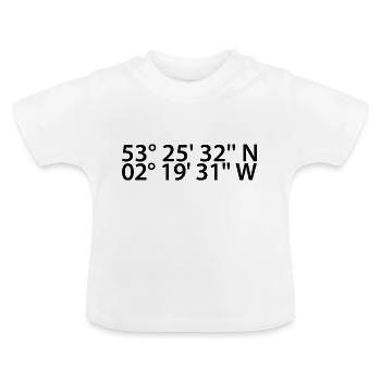 Sale coordinates - Baby Organic T-Shirt with Round Neck - white - Front