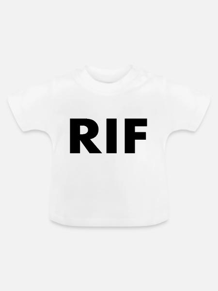 Rif - Baby Bio-T-Shirt mit Rundhals - Weiß