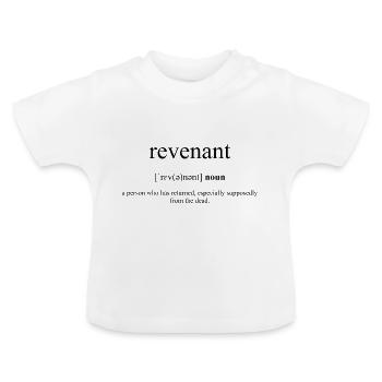 Revenant Definition Dictionary - Baby Bio-T-Shirt mit Rundhals - Weiß - Vorne
