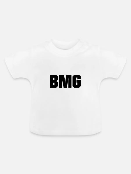 BMG 15 - Baby Bio-T-Shirt mit Rundhals - Weiß