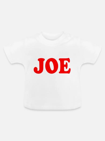 Joe - Baby Bio-T-Shirt mit Rundhals - Weiß