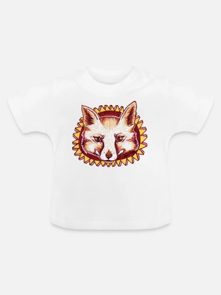 Comic Fuchs - Baby Bio-T-Shirt mit Rundhals - Weiß