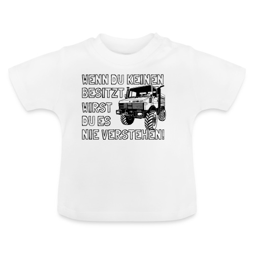 Unimog - Oldtimer - Offroad - Universal Motorgerät - Baby Bio-T-Shirt mit Rundhals