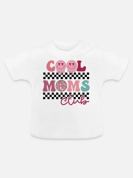 Mama - Baby Bio-T-Shirt mit Rundhals - Weiß