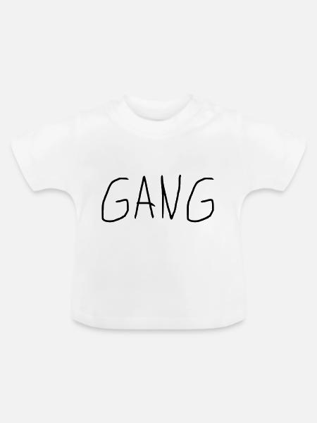 GANG - Baby Bio-T-Shirt mit Rundhals - Weiß