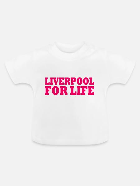 Liverpool - Baby Bio-T-Shirt mit Rundhals - Weiß