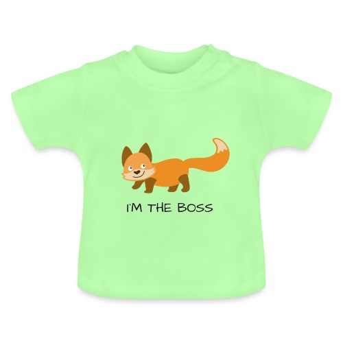 I´M THE BOSS - Baby Bio-T-Shirt mit Rundhals