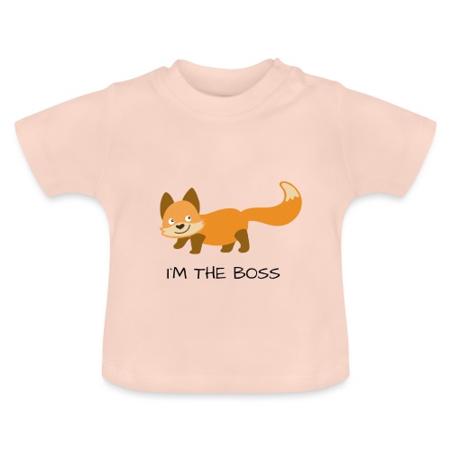 I´M THE BOSS - Baby Bio-T-Shirt mit Rundhals