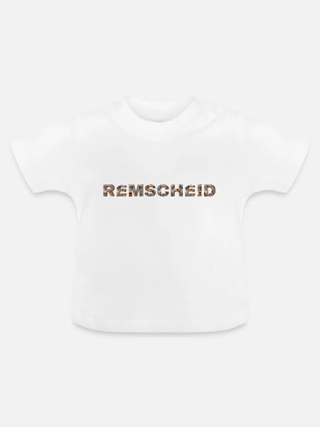 Remscheid Hund - Baby Bio-T-Shirt mit Rundhals - Weiß