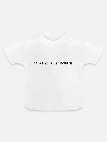 Tapachula Mexiko - Baby Bio-T-Shirt mit Rundhals - Weiß