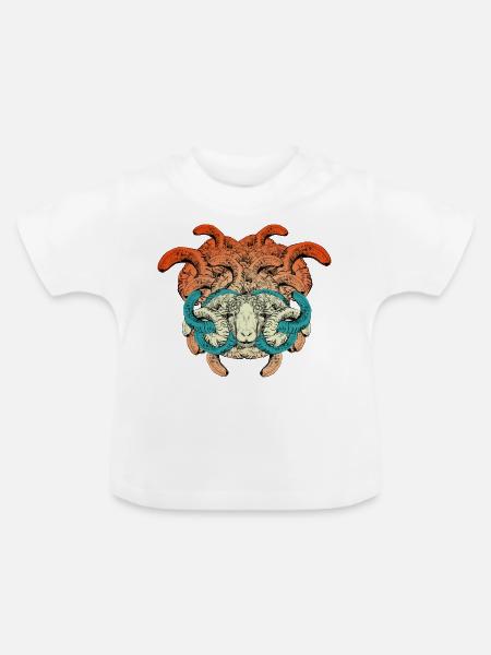 Khnum - Baby Bio-T-Shirt mit Rundhals - Weiß