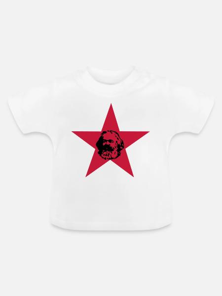 Marx - Baby Bio-T-Shirt mit Rundhals - Weiß