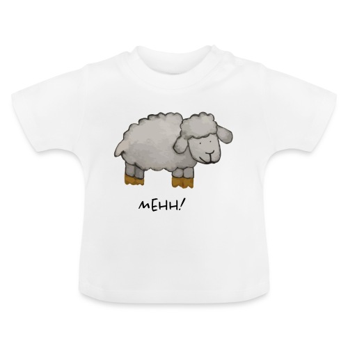 mehh! - Baby biologisch T-shirt met ronde hals