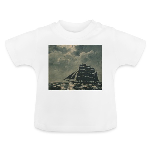 Segelschiff - Baby Bio-T-Shirt mit Rundhals