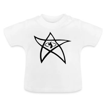 elder sign - Baby Bio-T-Shirt mit Rundhals - Weiß - Vorne