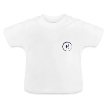 Astro Poisson - T-shirt bio col rond Bébé - blanc - Devant