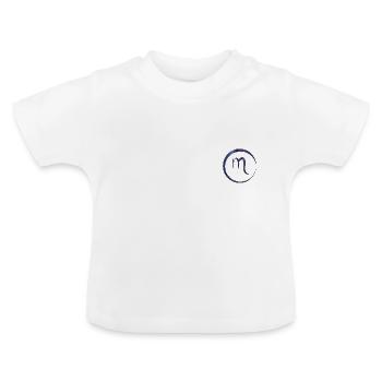 Astro Scorpion - T-shirt bio col rond Bébé - blanc - Devant